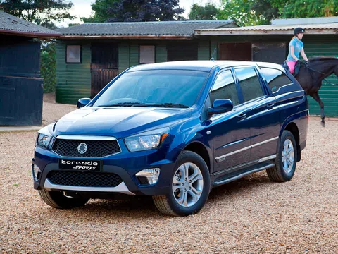 SsangYong Korando Sports  2.0d AT (155 ც.ძ.) · პიკაპი ორმაგი კაბინა